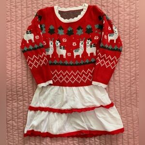 Christmas sweater dress - 5T